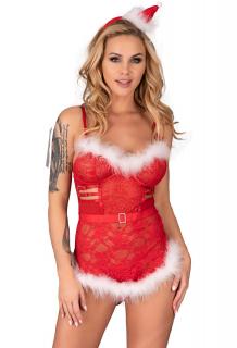 LC Sensual Snowflake chemise red