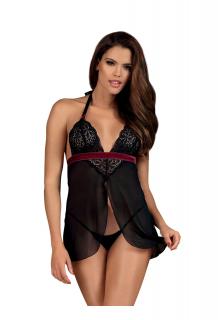 OB Rossita babydoll & thong black