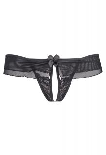 V-8718PS Plus Size string black